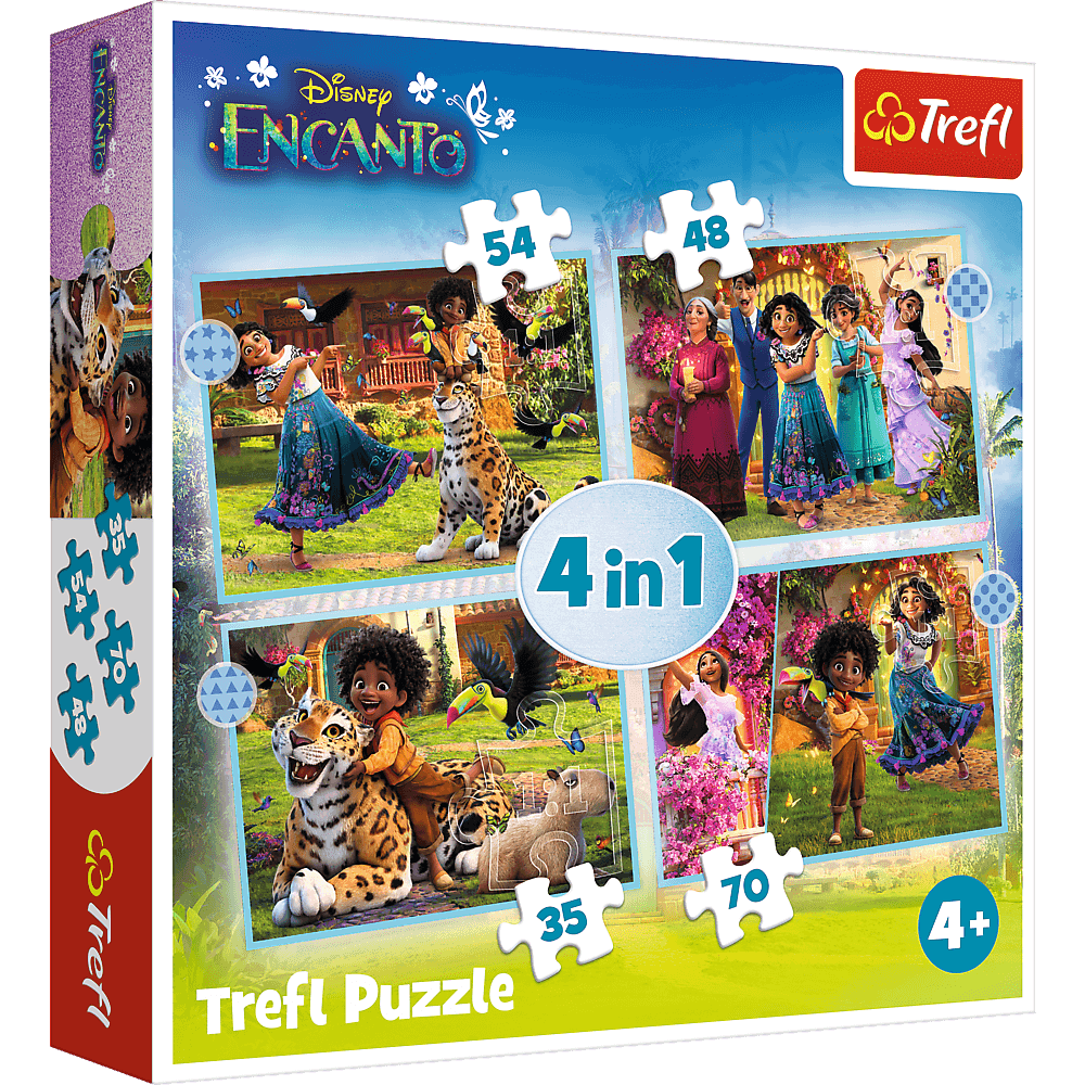 TREFL Сложувалка - "4Во1" - Нашето Магично Encanto