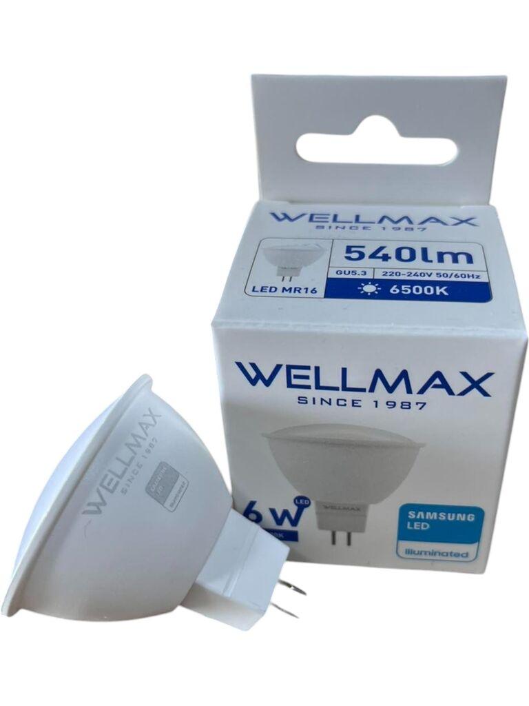 Wellmax -LED Сијалица MR16, 220V, 6W, 6500k