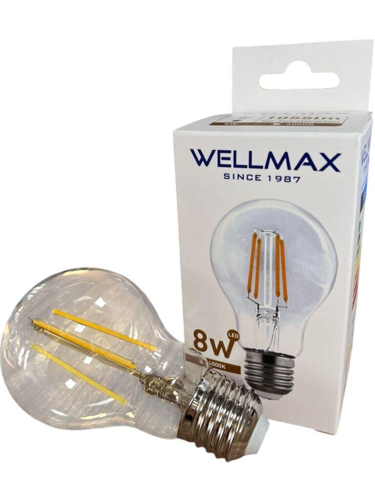 Wellmax -LED Сијалица-филамент 8W, 4000k