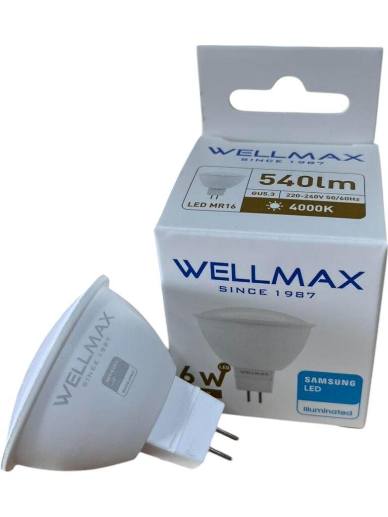 Wellmax -LED Сијалица MR16, 220V, 6W, 4000k