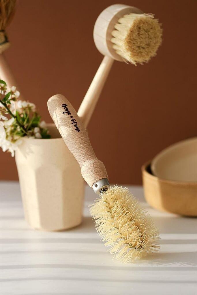 Четка за чистење Hermia, 100% дрво, 3,5 x 2 x 19 см