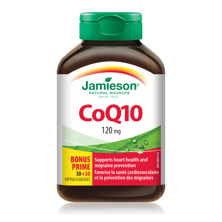 JAMIESON Коензим Q10 120мг 30+30  таблети