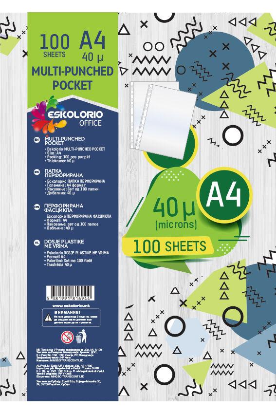 Eskolorio Папка ПВЦ УР - 40 микрони