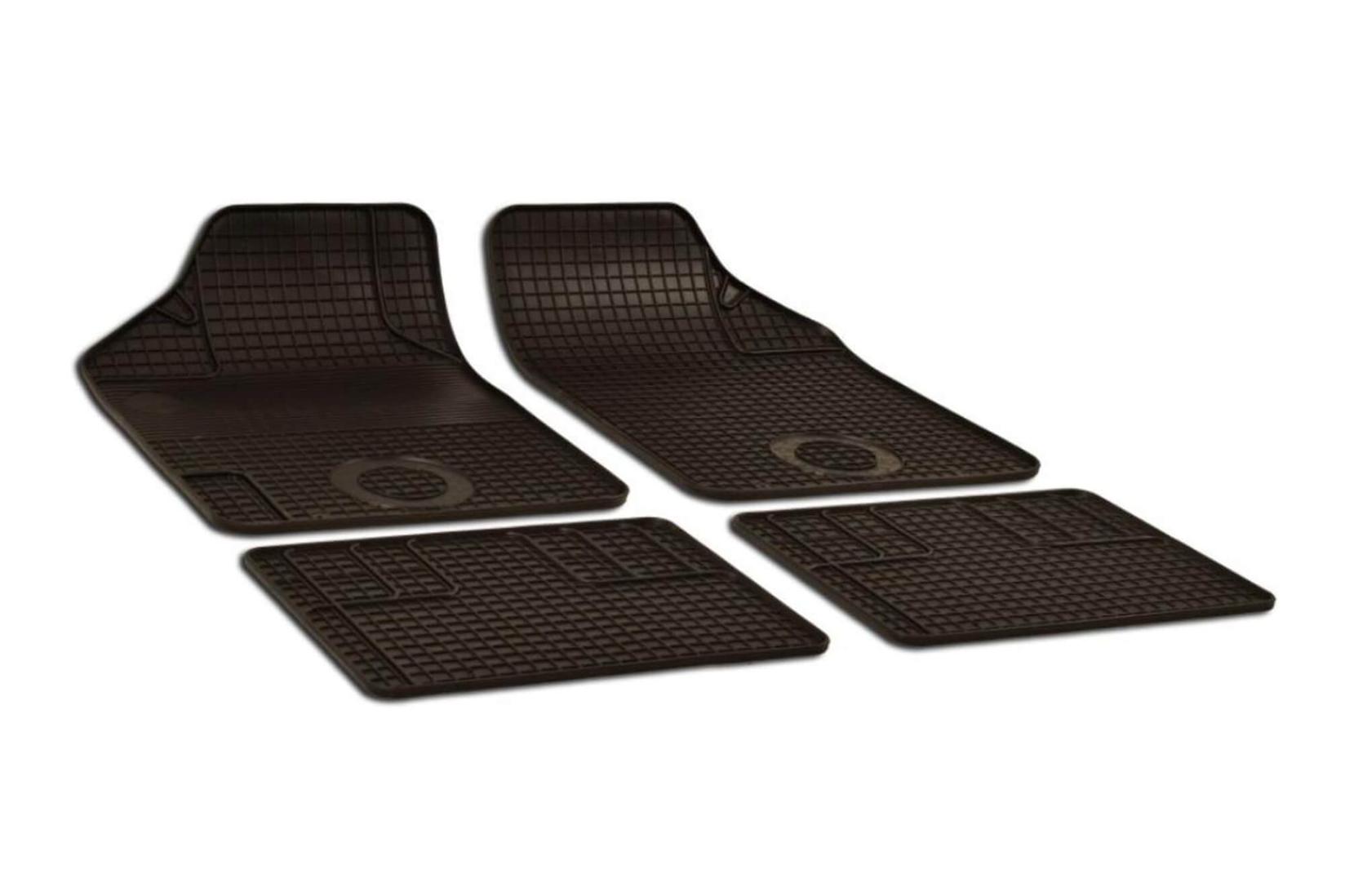 GUMARNY ZUBRI Универзални Гумени патосници серија Vario 1 од 4 дела црни