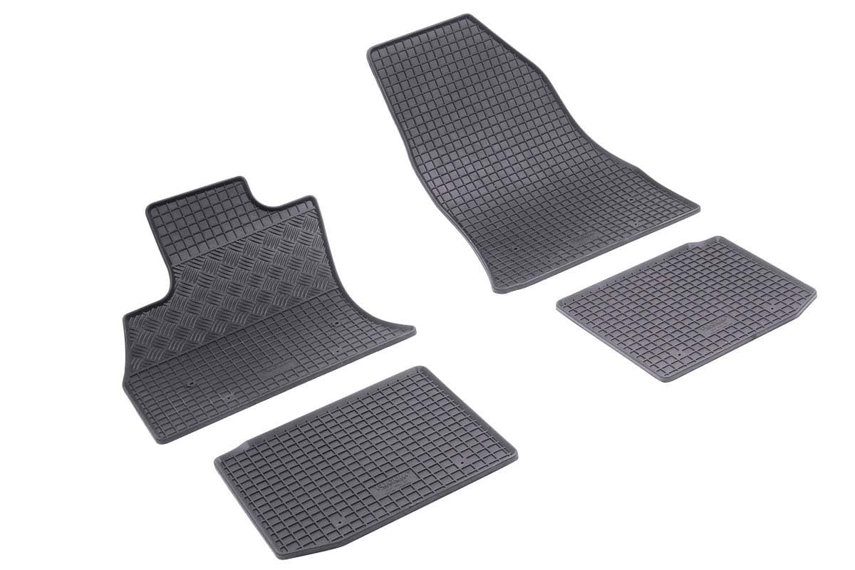 RIGUM Гумени патосници за Fiat 500L по 2012 година 4 дела црни