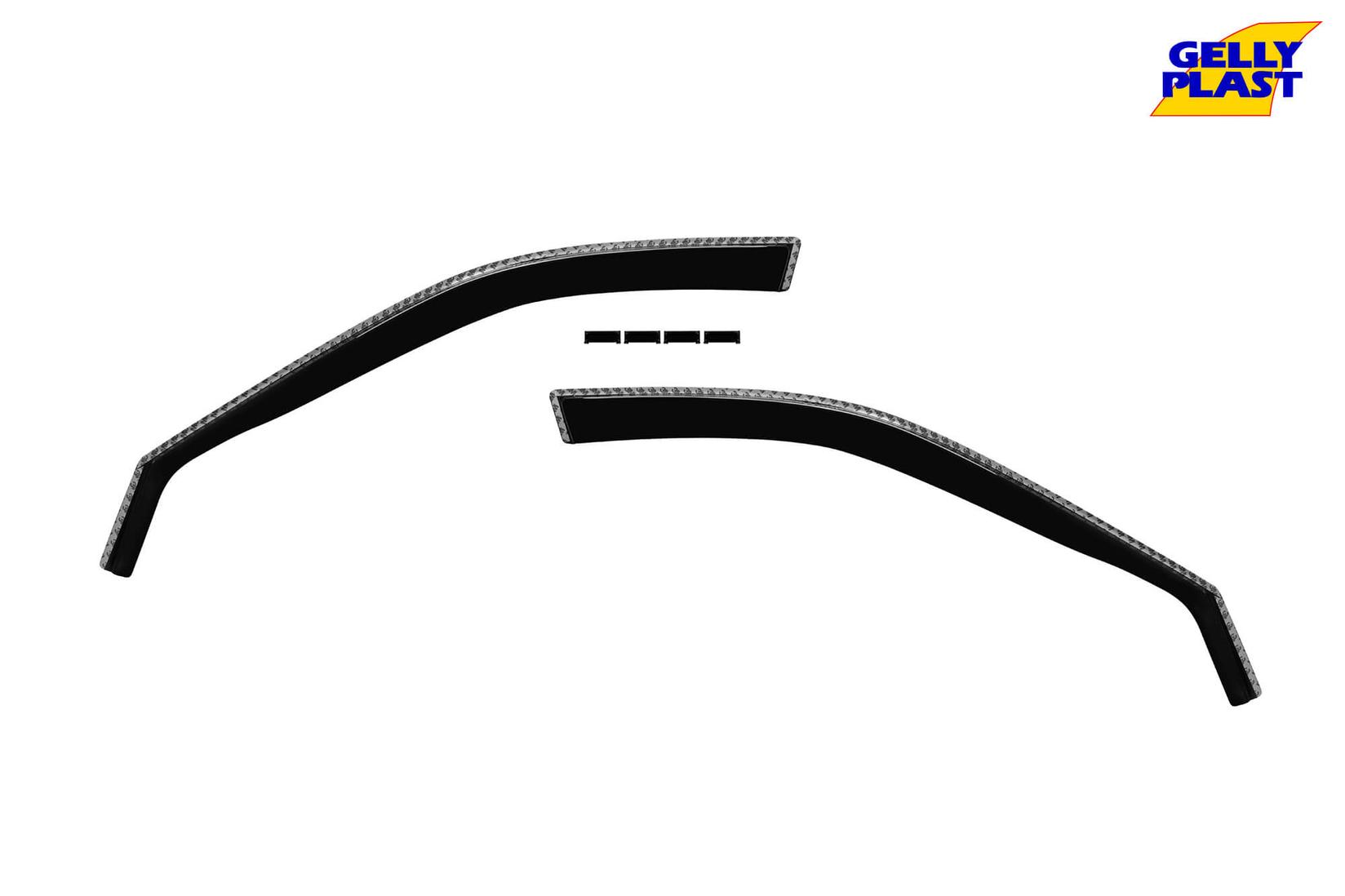 GELLYPLAST Предни ветробрани Gelly Plast за Seat Toledo 1998-2004, црни 2 бројки