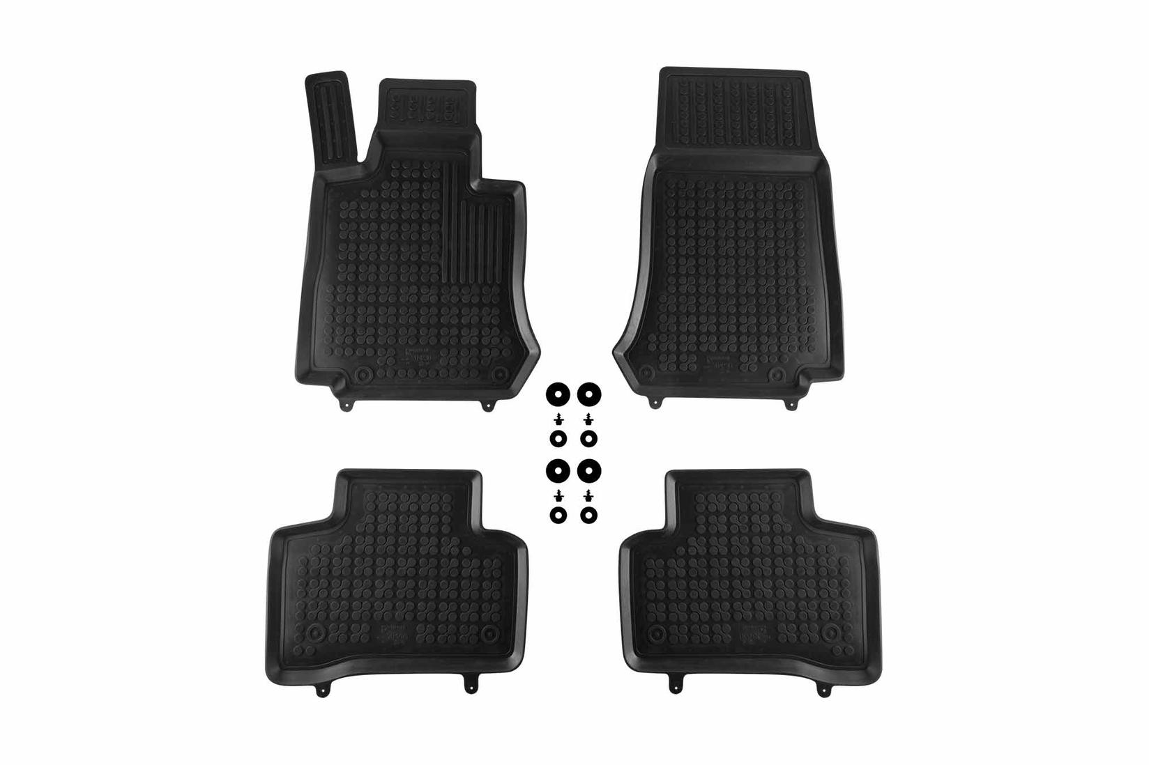 REZAW-PLAST Гумени патосници за Mercedes EQC по 2019 година 4 дела црни