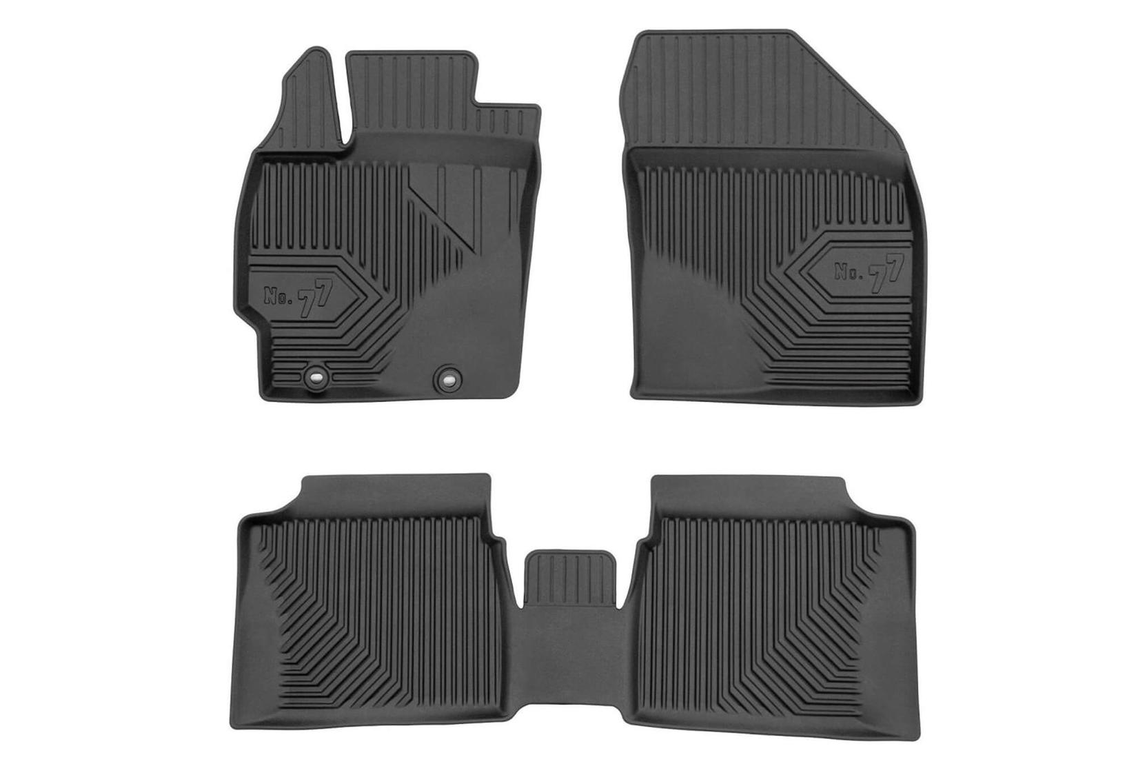 FROGUM 2.5D Гумени патосници модел 77 за Toyota Prius Liftback 2009-2015 3 дела црни