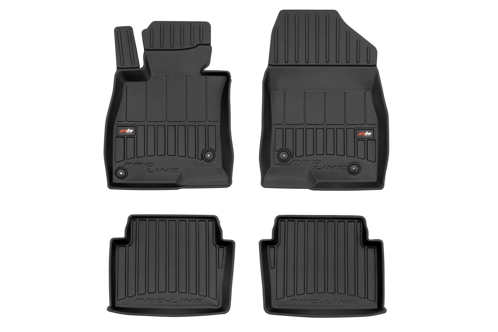 FROGUM 3D Гумени патосници за Mazda 3 III 2013-2019 4 дела црни