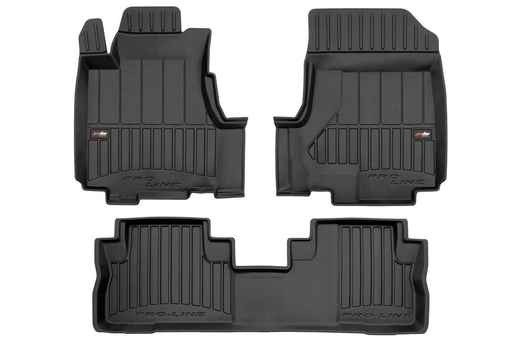 FROGUM 3D Гумени патосници за Honda CR-v 2006-2011 3 дела црни