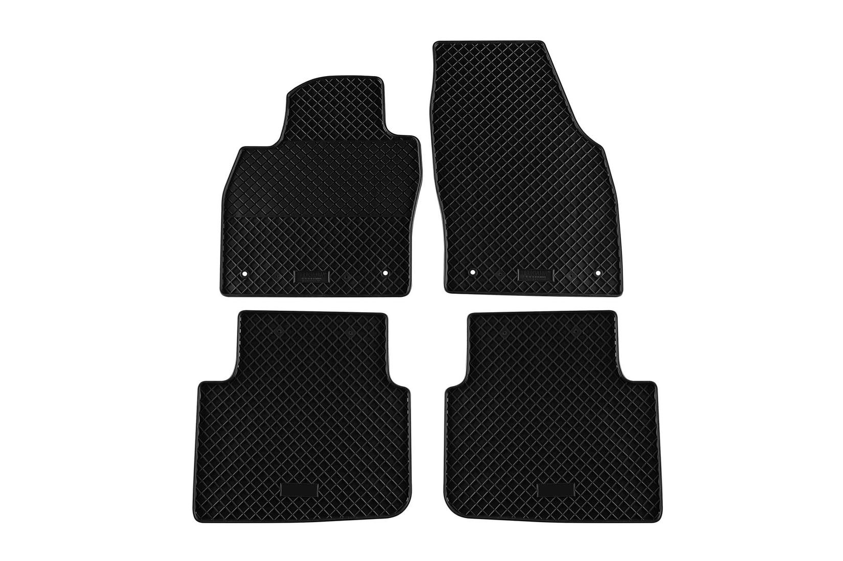 RIGUM Гумени патосници за Skoda Kamiq Scala по 2019 година 4 дела црни