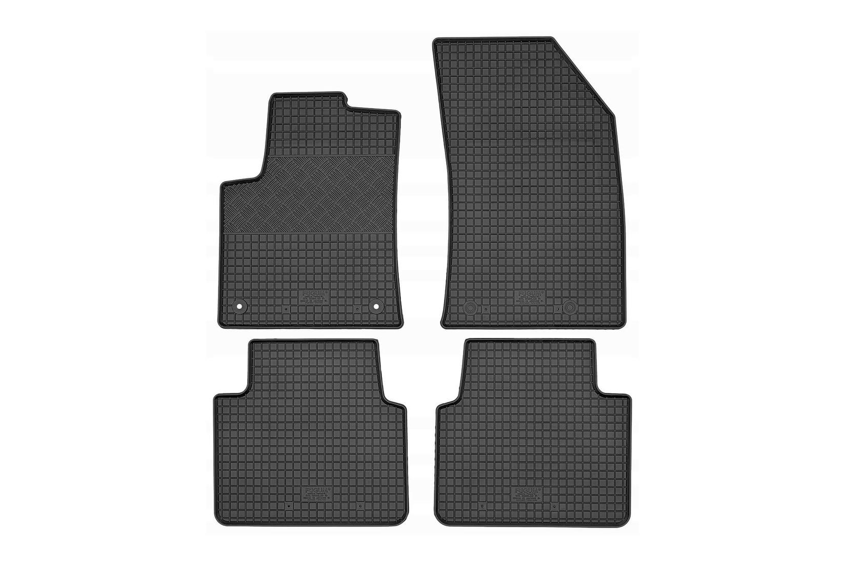 RIGUM Гумени патосници за Citroen C3 Aircross Opel Crossland X по 2017г. Opel Crossland по 2020г. Citroen C3 Aircross по 2021г. 4 дела црни