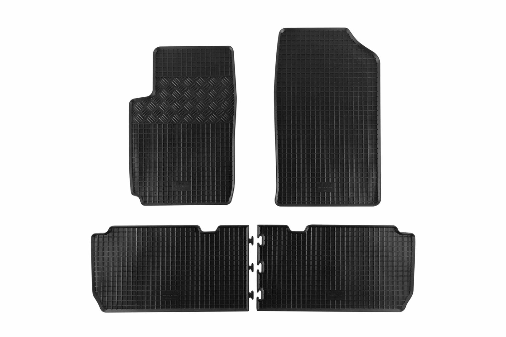 RIGUM Гумени патосници за Citroen Xsara Picasсо по 2000 година 4 дела црни