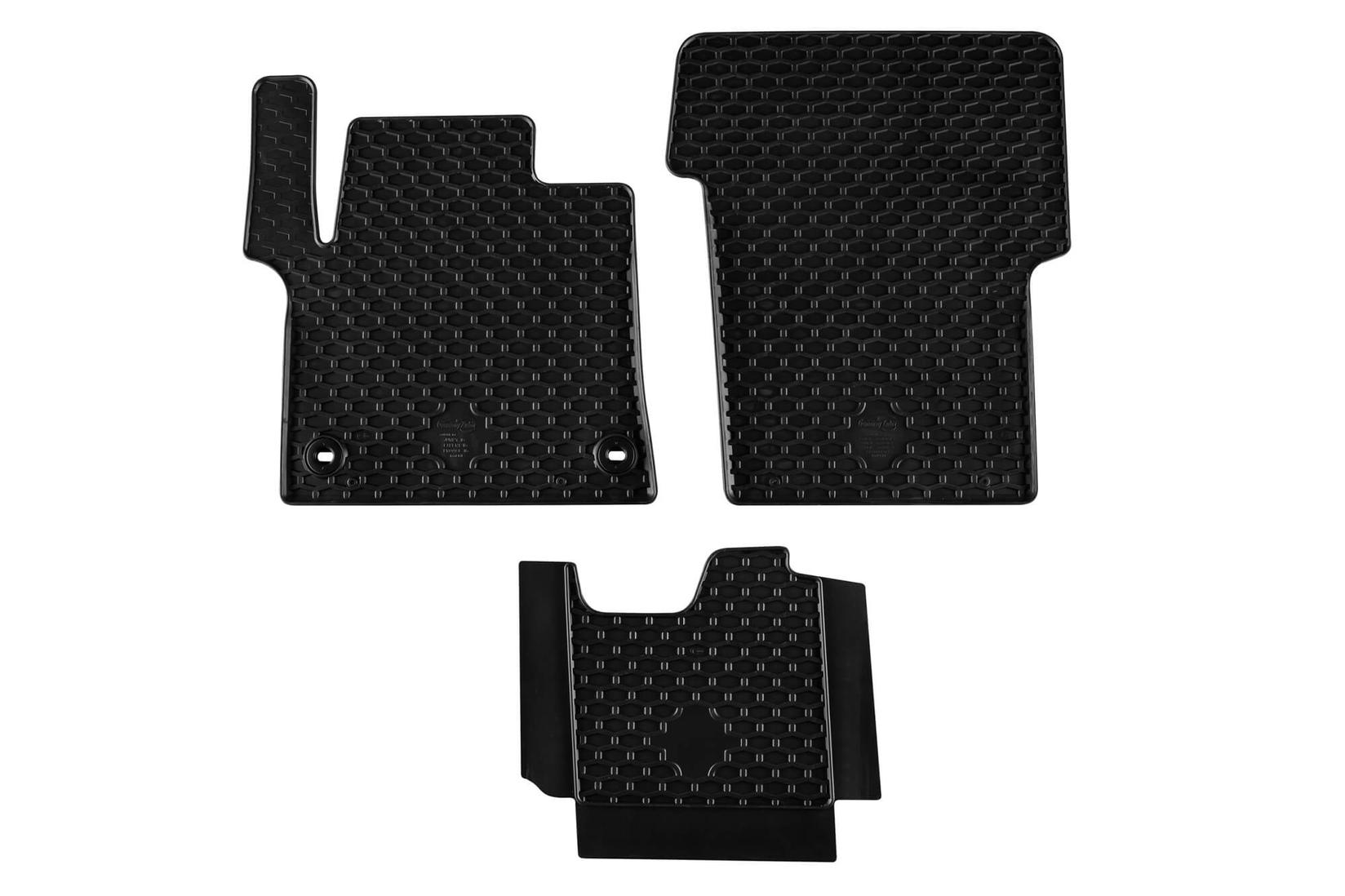 GUMARNY ZUBRI Гумени патосници за Citroen Spacetourer Peugeot Traveller Toyota ProAce Verсо по 2016г. Opel Zafira Life по 2020г. 3 дела