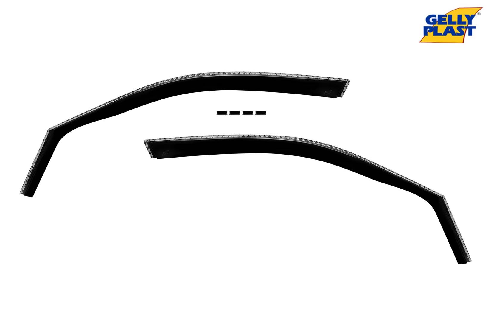 GELLYPLAST Предни ветробрани за Mercedes ML W166 2011-2019, 2 бр., црни
