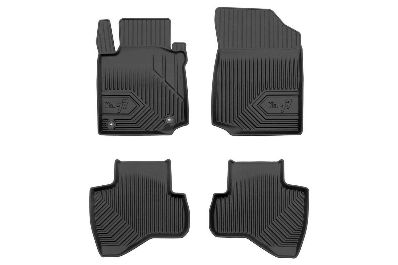 FROGUM 2.5D Гумени патосници модел 77 за Peugeot 107 2005-2014 4 дела црни