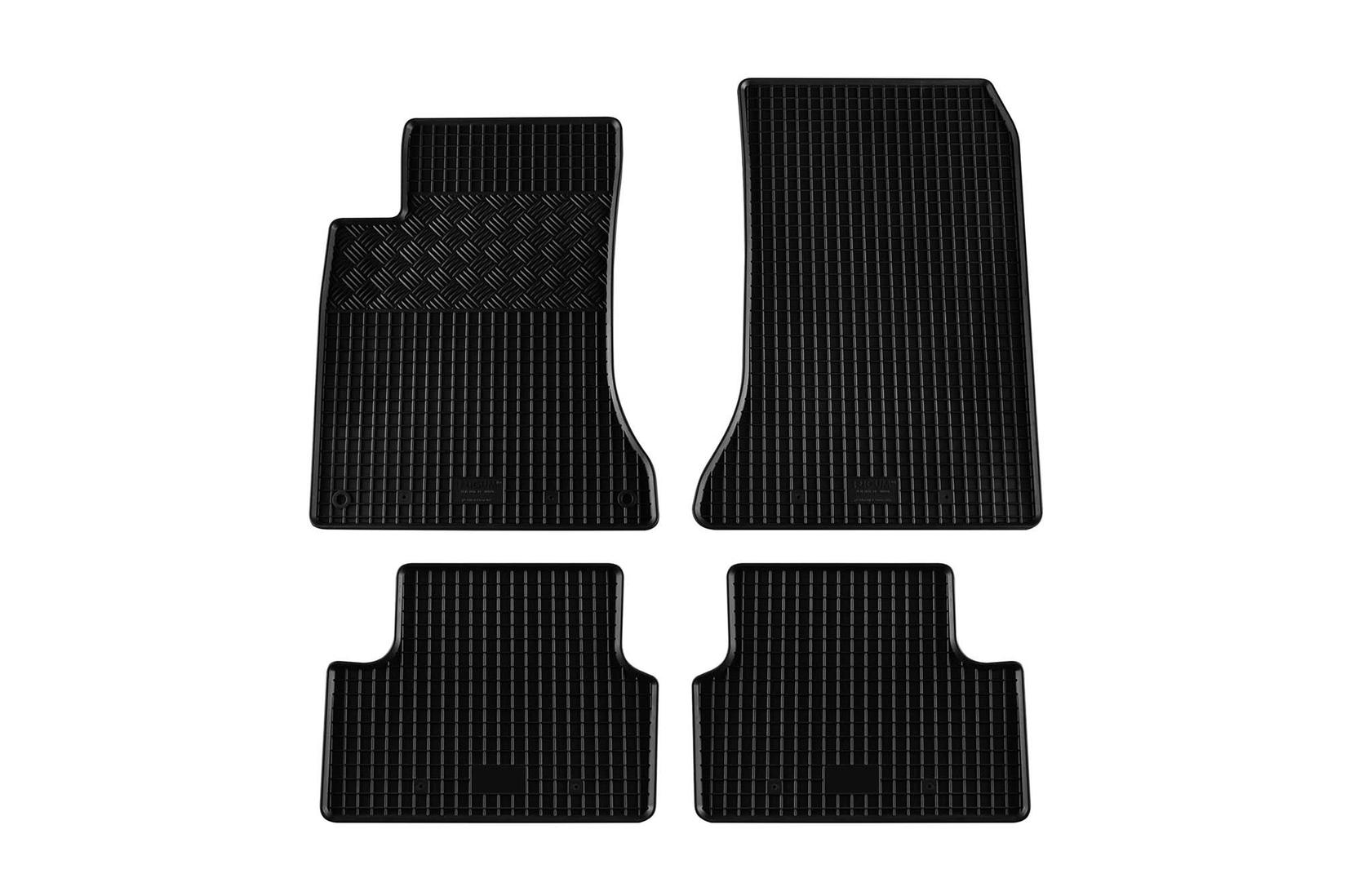 RIGUM Гумени патосници за Mercedes A класа W176 B класа W246 2011-2018 CLA C117 2013-2018 GLA X156 2013-2019 4 дела црни