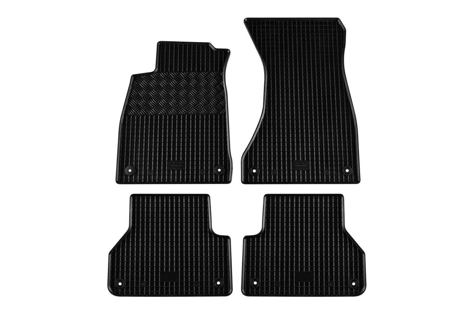 RIGUM Гумени патосници за Audi A4 по 2015 година A5 по 2018 година 4 дела црни