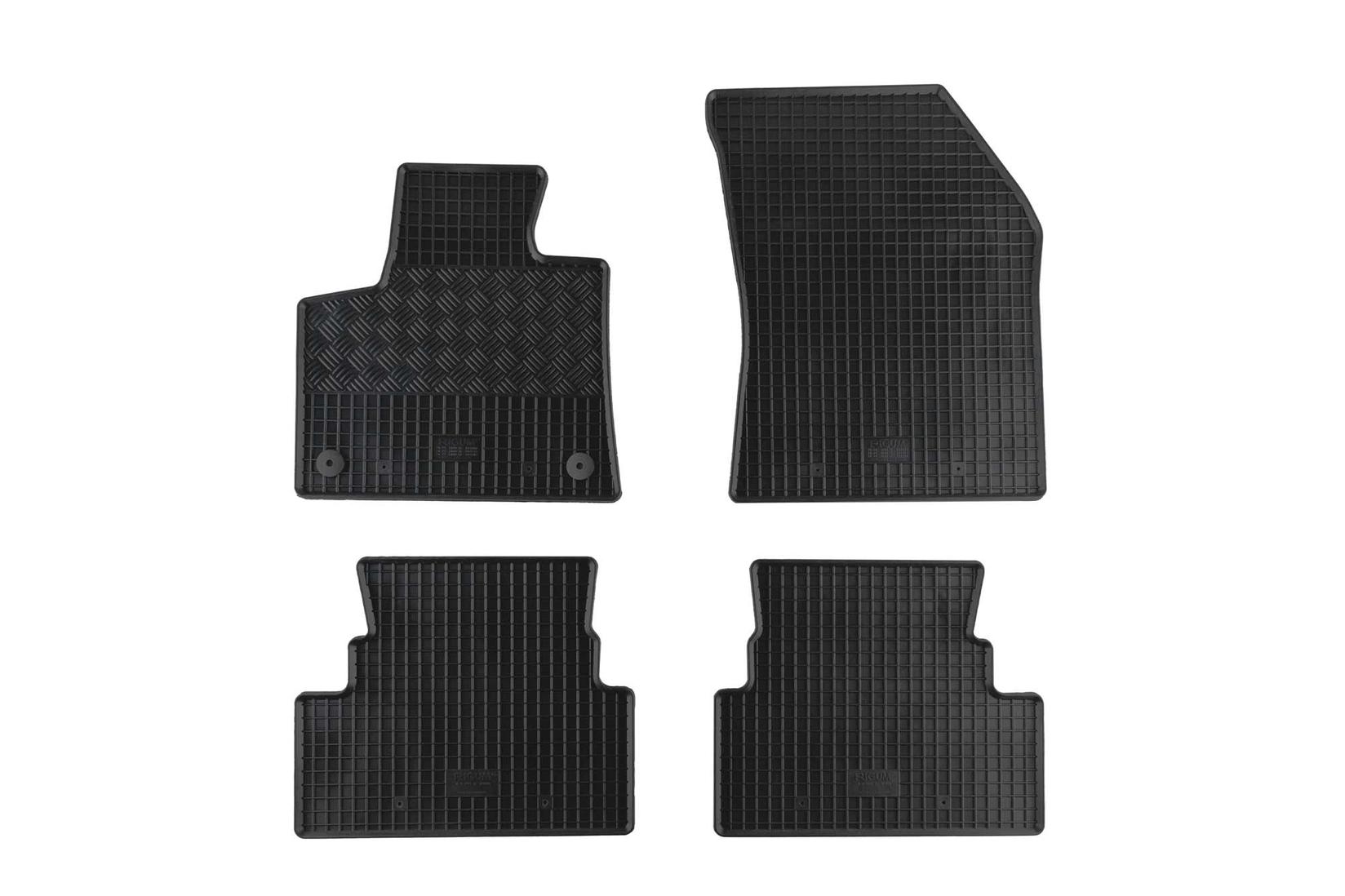 RIGUM Гумени патосници за Opel Grandland X по 2017 година Grandland по 2021 година Peugeot 3008 по 2016 година 4 дела црни