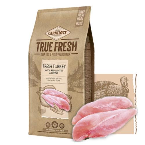 CARNILOVE True Fresh - Fresh Turkey with Red Lentils and Lemna (Grain and potato free) - Вистински свежа мисирка адулт 11.4кг.