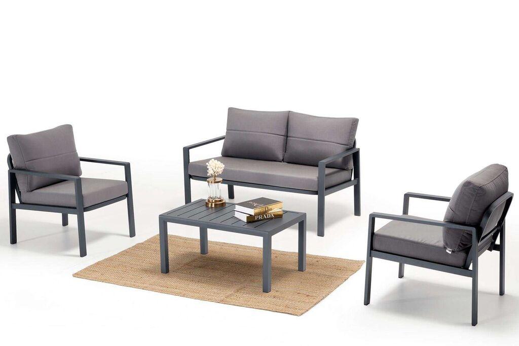 Гарден сет Hanah Home Sienna, Антрацит