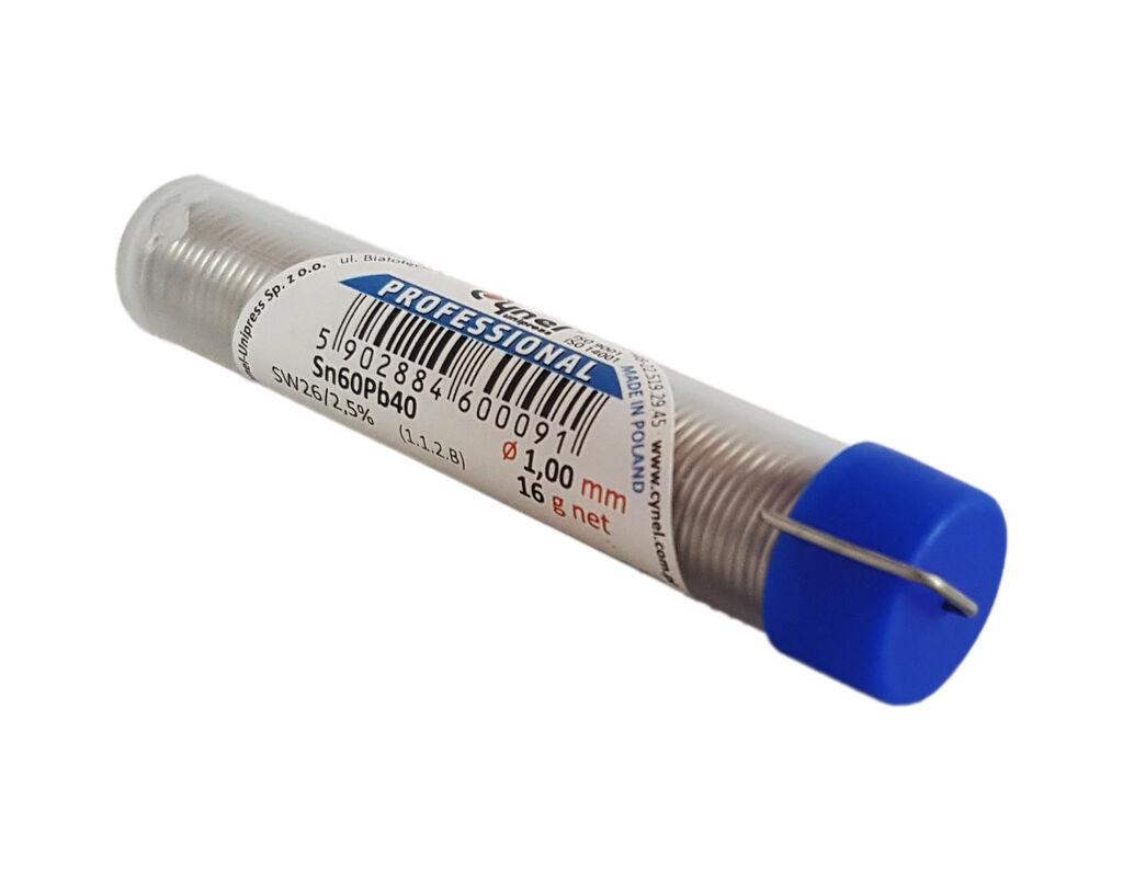 Alfa Electric Калај 1.00mm 16g во дозатор TIN-TUBE