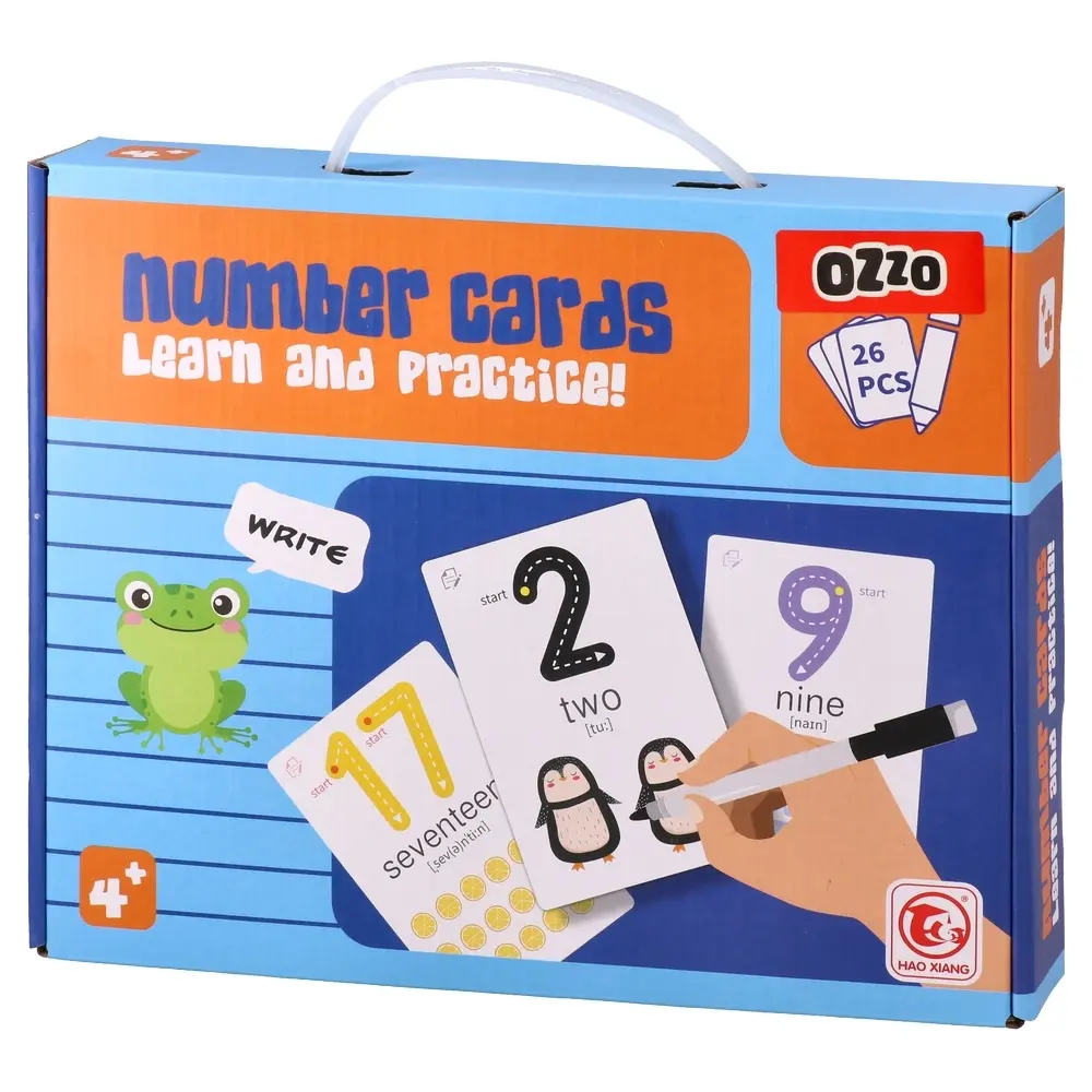 Hao Xiang Едукативна игра Number cards Learn and practice, 26 pcs