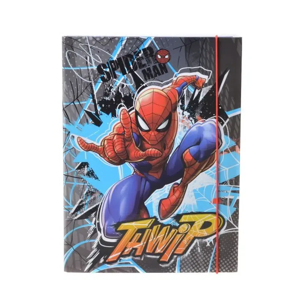 Фасцикла со гума Spiderman Apex 40, A4, 40 mm, шарена