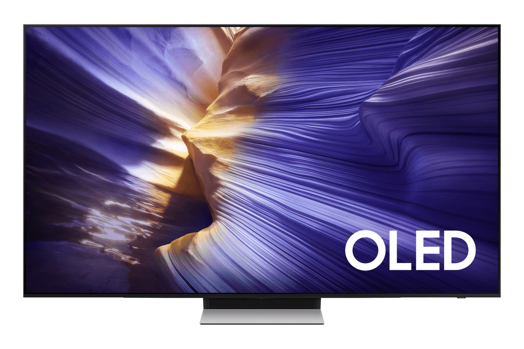 Samsung телевизор QE55S90FAEXXH 55", OLED, 4K UHD, 144Hz, паметен телевизор, црн