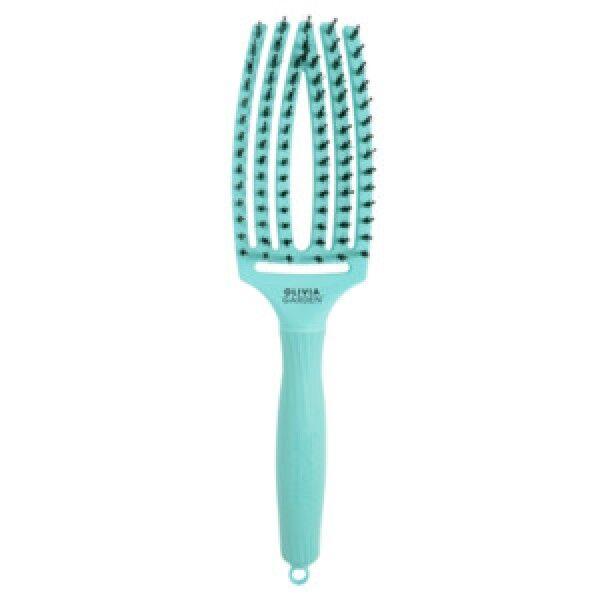 OLIVIA GARDEN Четка за коса Fingerbrush Boar & Nylon Mint M