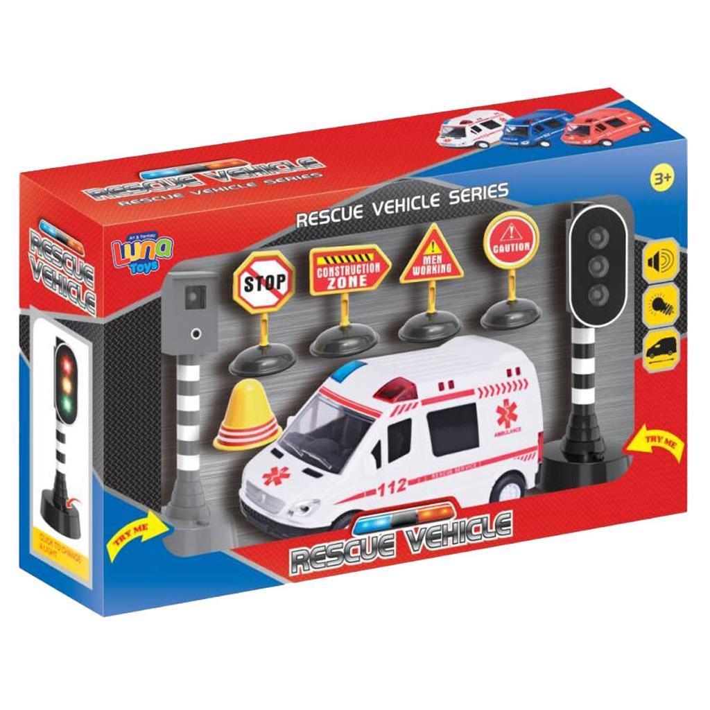 Диакакис Играчка Амбулантно Возило, со Звук И Светло