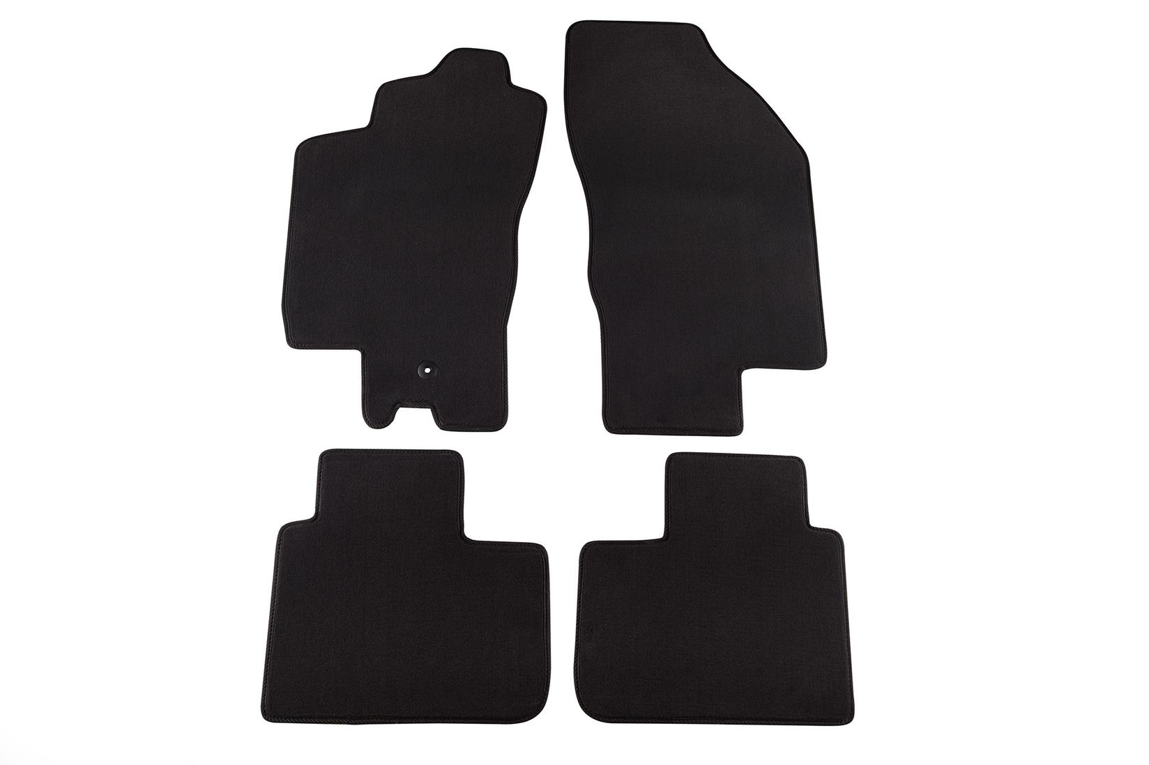 PETEX Платнени патосници за Alfa Romeo 156 10/1997-09/2005/Sportwagon 2000-09/2005/Crosswagon 2004-2007 4 делови црни (B001) Style