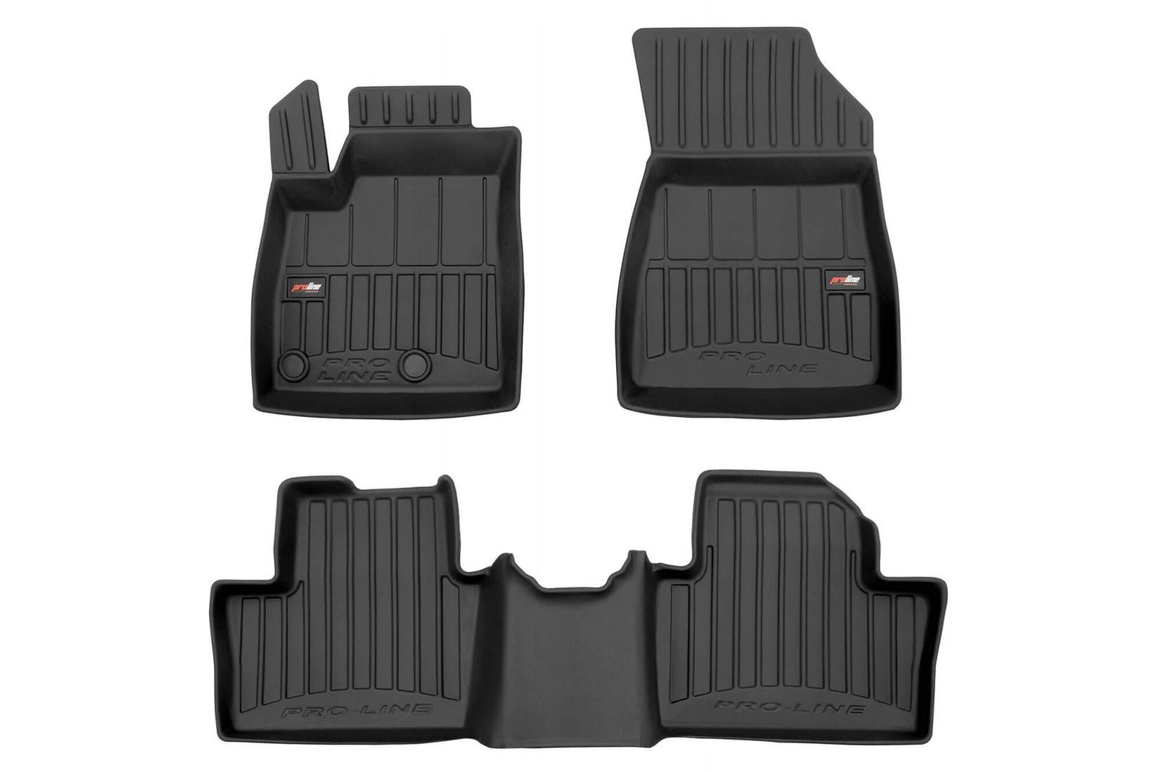 FROGUM 3D Гумени патосници за Renault Austral Mild Hybrid по 2022 година, 3 дела, црни