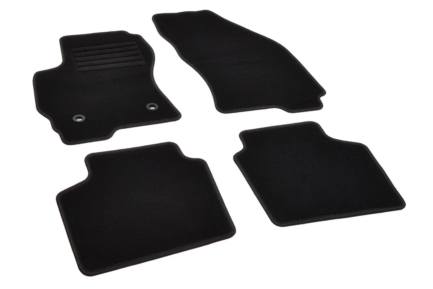 RIGUM Платнени патосници за Ford Mondeo 2002-2007, 4 дела, црни