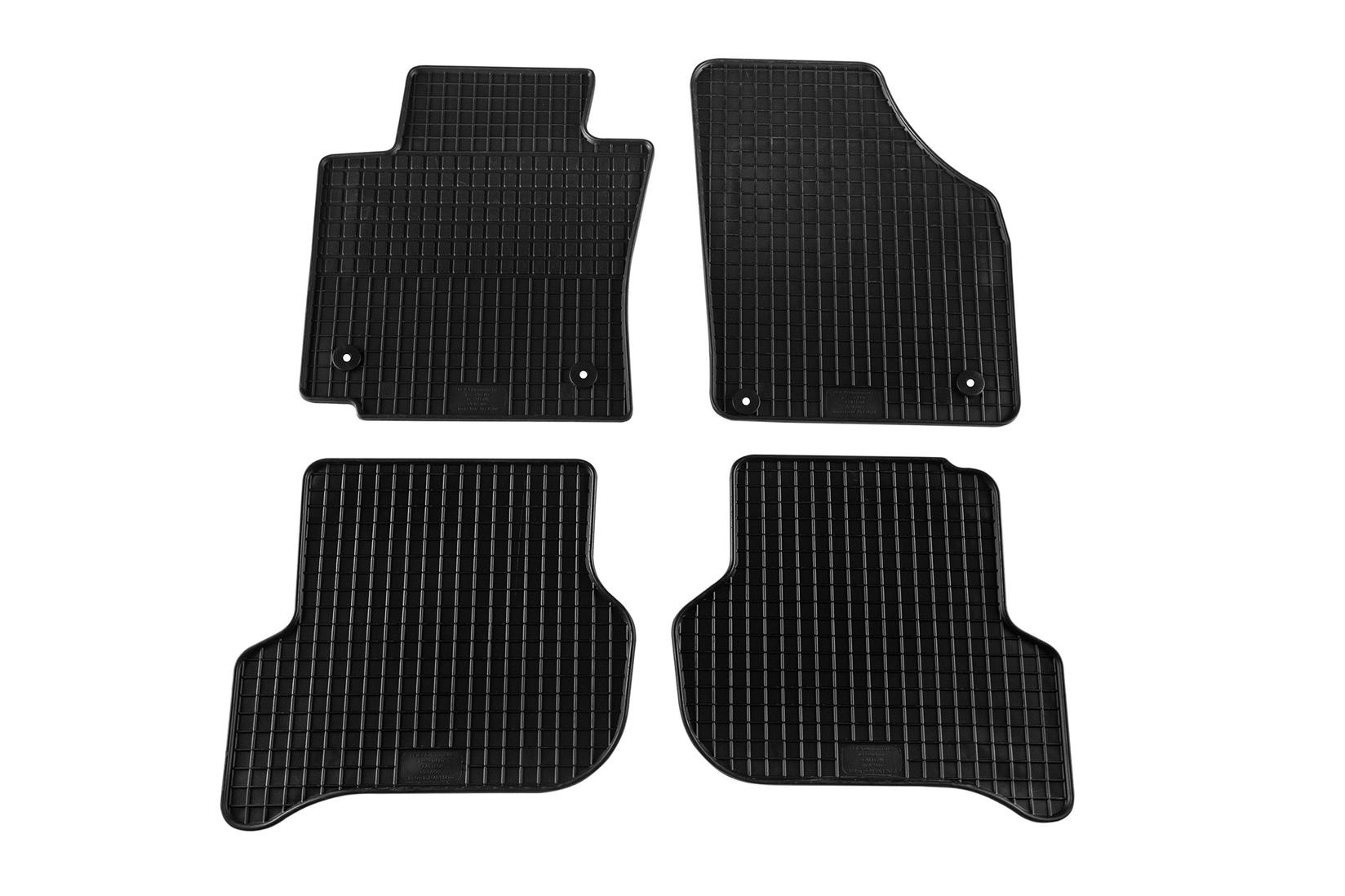 PETEX Гумени патосници за Seat Leon 2005-2012 4 дела црни B014