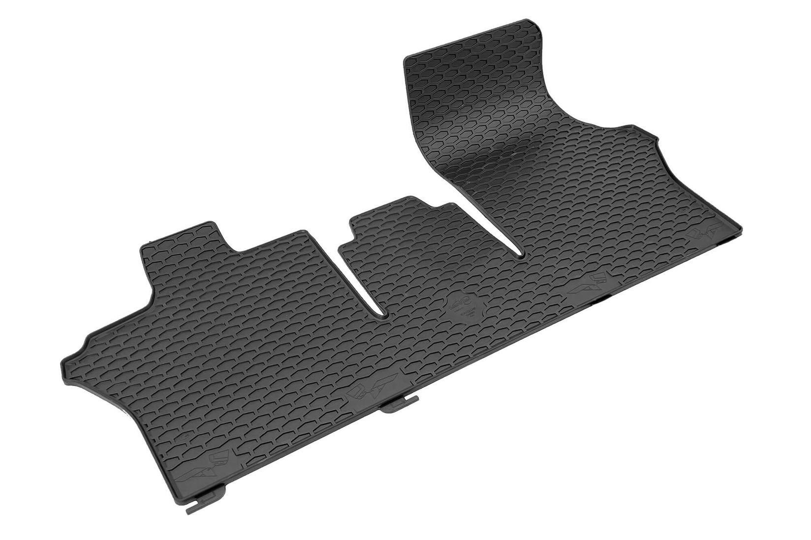 GUMARNY ZUBRI Гумени патосници за Volkswagen ID.Buzz Cargo 1+2 по 2022 година, 1 дел, црни