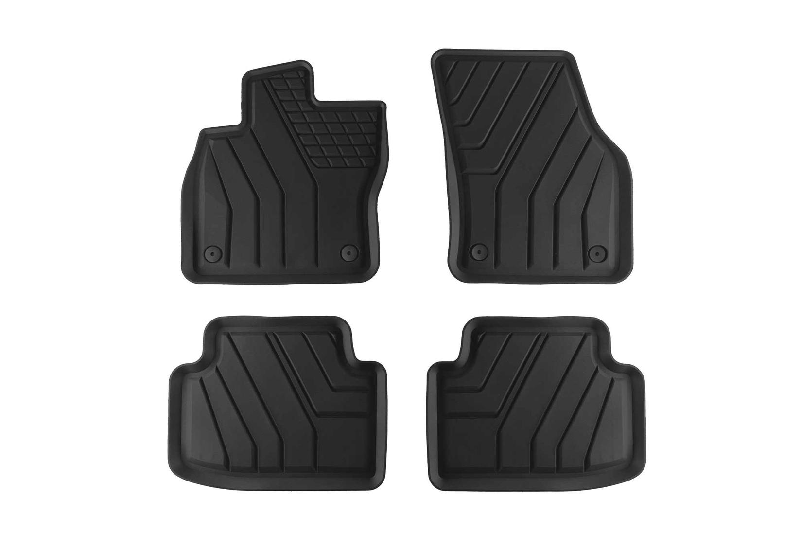 SPARTLINE Гумени патосници за Volkswagen Tiguan 2016-2023 4 дела црни