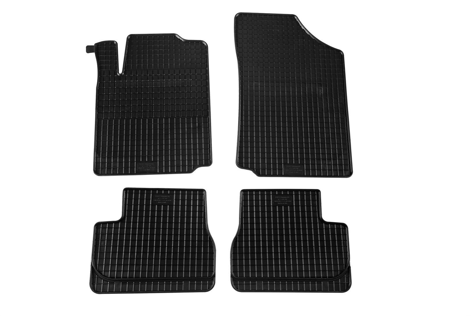 PETEX Гумени патосници за Citroen C2 2003-2009 C3 2002-2009 4 дела црни