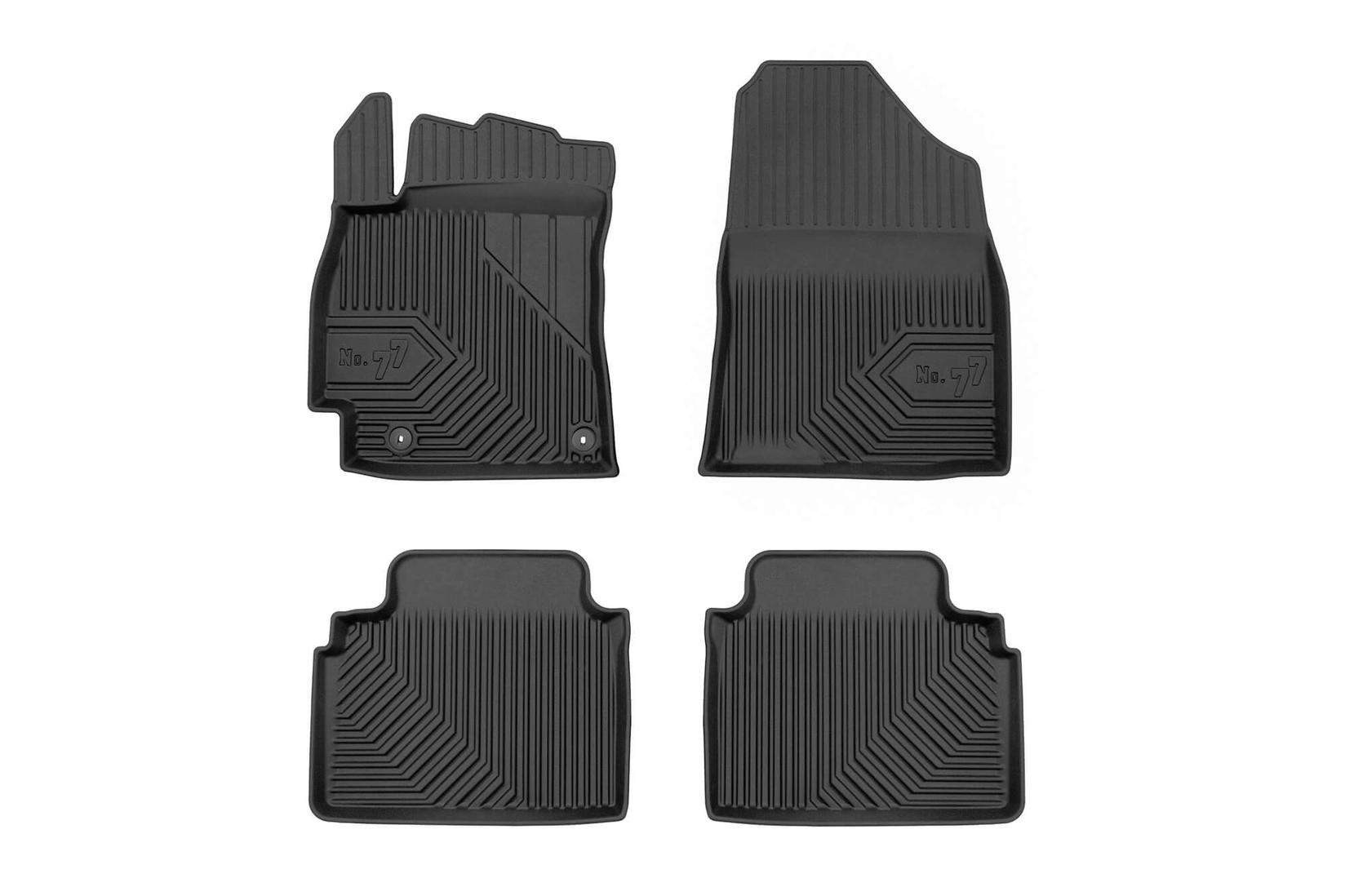 FROGUM 2.5D гумени патосници модел 77 за Hyundai Elantra седан по 2020 година 4 дела црни