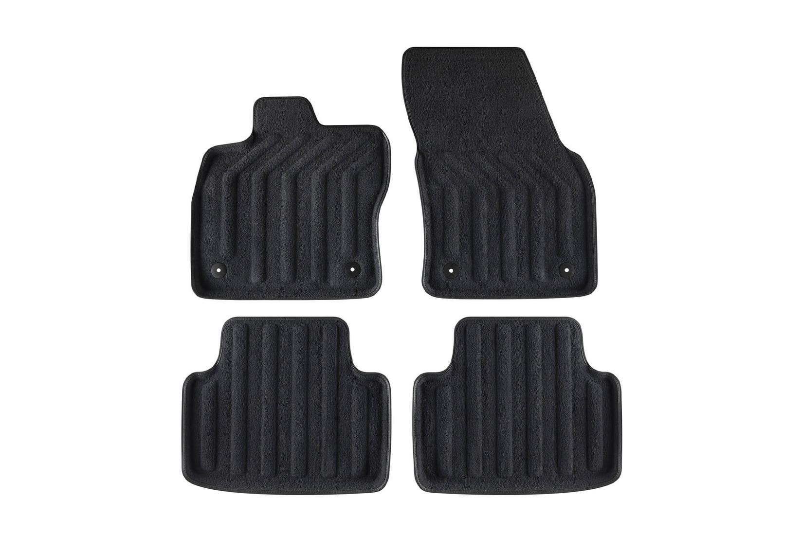 GUMARNY ZUBRI 3D Платнени патосници за VW Passat B8 после 2014 година 4 дела, црни