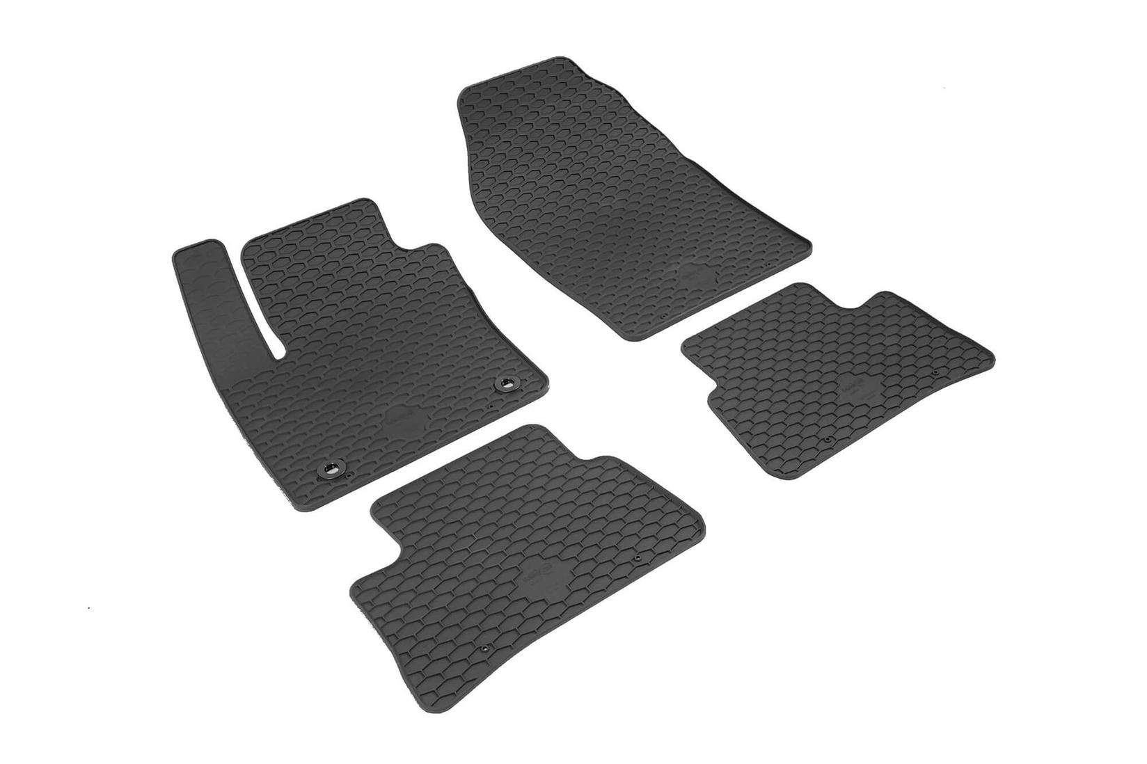 GUMARNY ZUBRI Гумени патосници за Toyota C-HR, Hybrid по 2023 година, 4 дела, црни