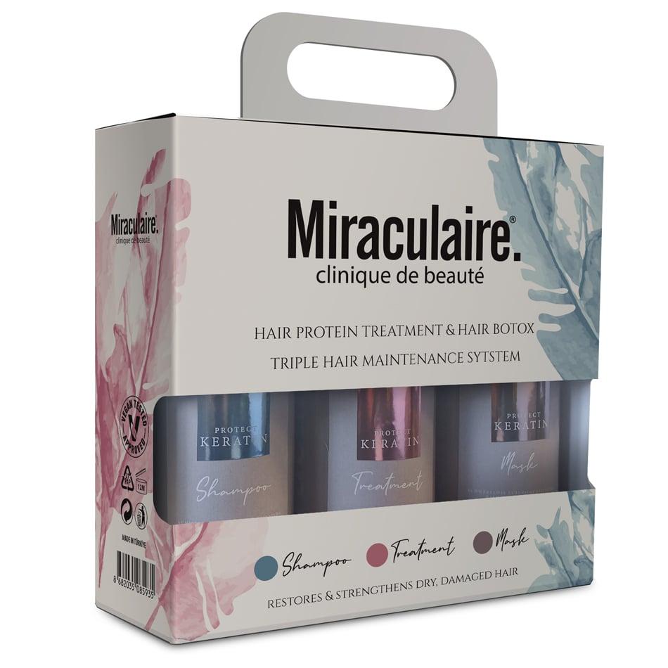 Nishlady Третман за коса Miraculaire Keratin Hair Protein Treatment & Hair Botox Set 475ml