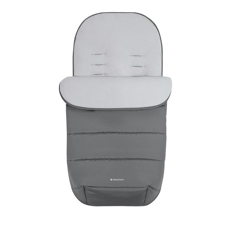 KIKKA BOO Зимска навлака за количка класик темно сива