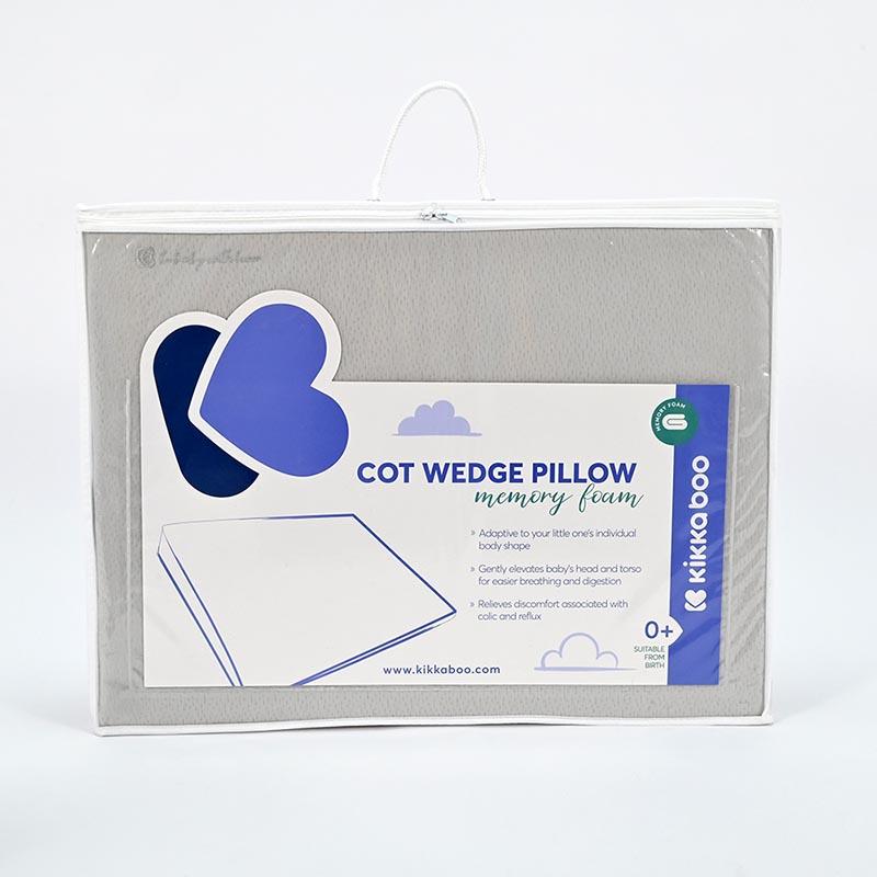 KIKKA BOO Подлога за спиење со мемори пена ernit сива