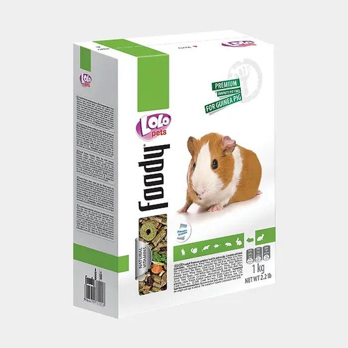LoLo PetS Фуди Комплетна Храна за Морско Прасе со Витамини 1Кг. - Лоло Петс