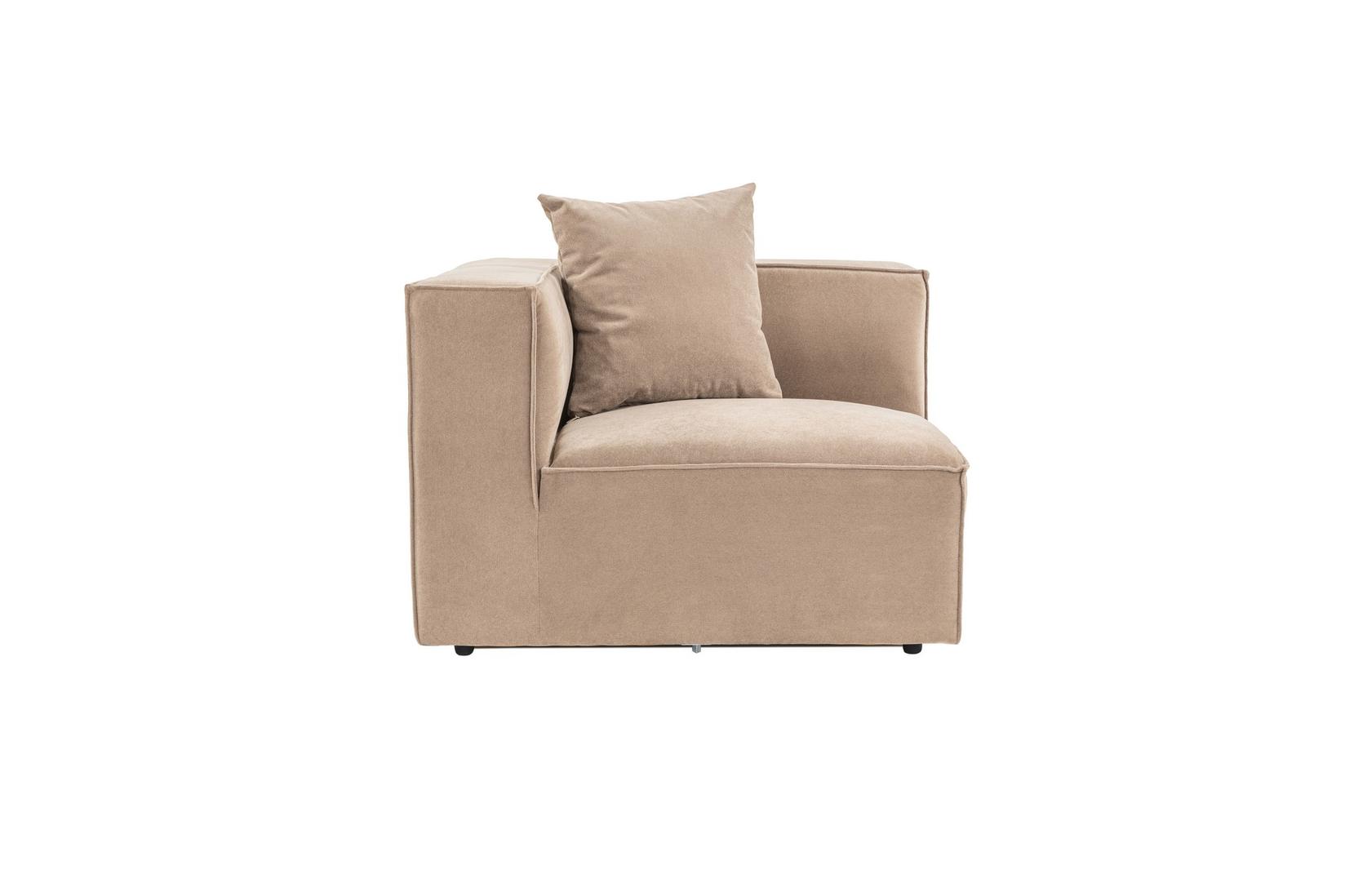 Фотелја Atelier del Sofa Sora L1 96x70x104cm Cappuccino