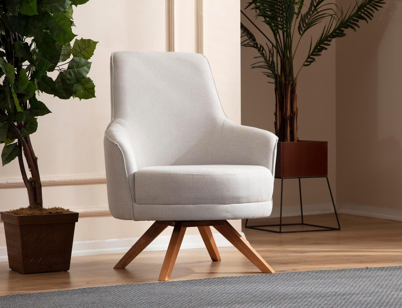 Фотелја Atelier del Sofa Capri 87x102x72cm Крем