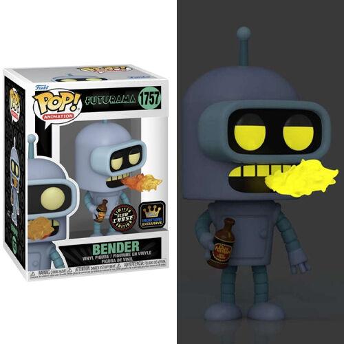 Funko Pop! Futurama - Bender (Specialty Series Exclusive) #1757 Glows in the Dark CHASE Фигура