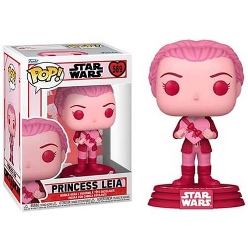 Funko Pop! Star Wars Valentines - Princess Leia #589 Bobble-Head Фигура