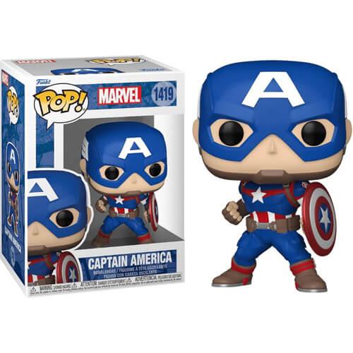 Funko Pop! Marvel New Classics - Captain America #1419 Bobble-Head Фигура